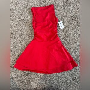 Red Sleeveless Mini Dress